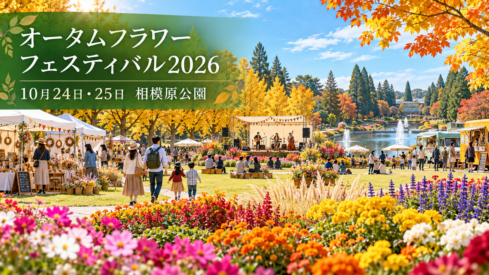 相模原公園 オータムフラワーフェスティバル2026｜10月24・25日の時間・内容・アクセス